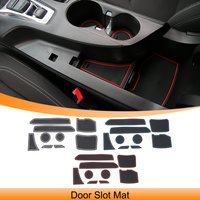 Car Door Slot Mat for Chevrolet Camaro 2017 2018 2019 2020 2024 2022 2023 Gate Groove Mats Anti-Slip Pad Interior Accessories