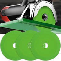 3Pcs Glass Cutting Disc Diamond 115mm Marble Saw Ceramic Tile Jade Crystal Wine Bottles Grinding Chamfering Glass Cutting Tool