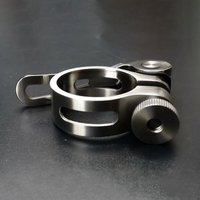 Titanium Alloy Mountain Road Bicycle Bike Quick Release Seatpost Clamp Holder Clip 31.8/34.9mm