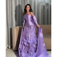Customized Matching Sexy Handmade Flower Beading Sequined A-line Strapless Long Dresses Bespoke Occasion Dresses Sizes Available