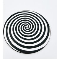 Spiral Illusion - Plastic Magic Tricks Plastic Disc Magician Close Up Illusion Gimmicks Mentalism Props Comedy Magia Accessories