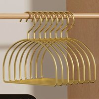 Metal Scarf Hanger Anti Slip Multifunctional Scarf Coat Hat Rack Hangers Compact Space Saving Seamless Home Scarf and Tie Hook