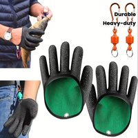 One-Hand Magnet Fishing Gloves - Quick-Dry Anti-Slip Grip for Ocean, Lake & River Fishing, Heavy-Duty & Secure