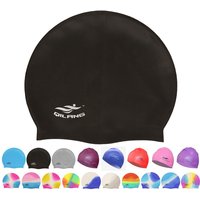 Waterproof Silicone Swim Caps Women Men High Elastic Flexible Protect Ears Hair Swimming Pool Hat for Adults Children Girls Boys