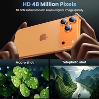 2-3Pcs Orange For 17 Pro Max Camera Lens Protector Glass Metal Ring Easy Installation Cover For Iphone 16 17 Air Accessories