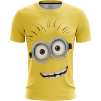 Potdemiel Despicable Me Minions Bob Smiling Face Allover Print Adult Kids T-Shirt Family Summer Quick-dry Soft Comfy Lightweight image 3