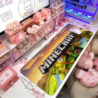 M-Minecraft Game Mouse Pad Gaming Deskmat Sakura Mousepad Anime Office Carpet Gamer Keyboard Computer Desks