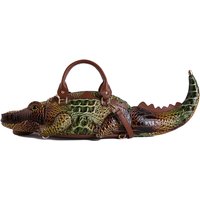 High Quality Women PU Leather Shoulder Bag Fashion Ladies Crocodile Shape Handbags Messenger Bag Casual Female New Crossbody Bag