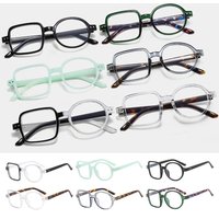 New Fashion Oversized Vision Care Portable Square Glasses Optical Glasses Eyeglasses Frame Spectacles