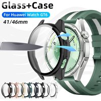 Glass+Case for Huawei Watch GT 6 46mm 41mm Glass Anti-scratch Screen Protector & Hard PC Protective Bumper for GT6 Accessories