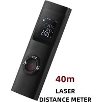 40 m tragbarer Laser-Entfernungsmesser, wiederaufladbarer Laser-Entfernungsmesser, Diastimeter, HD-Hintergrundbeleuchtung, digitaler Entfernungsmesser für den Haushalt