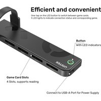 Game Card Reader for Nintendo Switch OLED Lift Wireless RF 433M Remote Control USB Charging NS Switch Dock Station Accessories