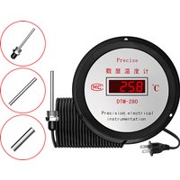 Digital Thermometer for Aquaculture Wide Range -50℃~200℃ Remote Waterproof LCD Monitor for Fish Pond Aquarium with Extended Wi