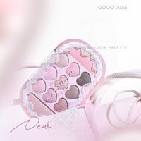 GOGO TALES 11 Color Eye Shadow Plate Powder Blusher Highlight Integrated Plate Blue Eye Makeup Daily Light Female Beauty Makeup