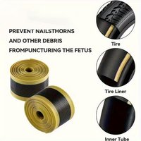 AliExpress VXM 2pcs Mountain Road Bike Tire Liner Anti Puncture Anti Burst TPU Protective Strip for Bicycle Inner Tube Accessories