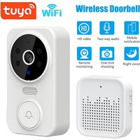 WiFi Smart Video Türklingel Kamera Nachtsicht Smart Visuelle Türklingel Tuya APP Fernüberwachung Türklingel für Home Security