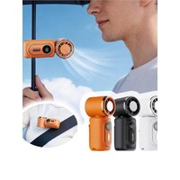 Portable Handheld Fan Cooling Mini Fan 5 Speed 3000mAh LED Display 180° Adjustable Clip USB Rechargeable Small Fans Dropshipping