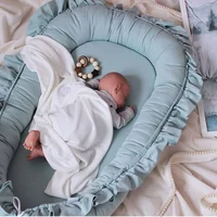 Portable Baby Cribs Removable Sleeping Nest for Baby Bed Crib with Pillow Travel Playpen Cot Infant Toddler Bed in Bed