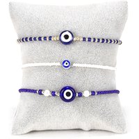 Turkish Lucky Evil Eye Bracelet For Women Men Fashion Simple Handmade Braided Rope Bracelet Charm Friendship Couple Jewelry Gift