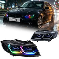 TYPY Autolichter für BMW 3er Serie 2005-2012 E90 RGB Scheinwerfer LED Projektor Frontleuchte Tagfahrlicht Autozubehör