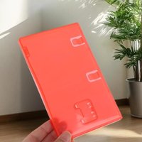 1/3/5 Set Transparent Red Game Card Holder for Switch 2 - Compact Storage Case