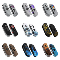 eXtremeRate Replacement Controller Housing JoyCon Shell Case Full Set Buttons (D-Pad Version) for Nintendo Switch JoyCon & OLED