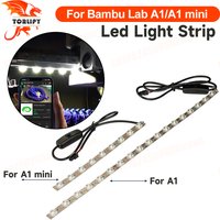 Upgrade Led Light Strip For Bambu Lab A1/A1mini Ra95 Fill Light 24V White Light Super Bright For Bambulab 3D Printer Accessories