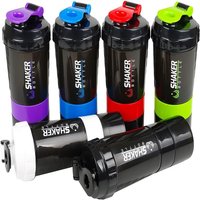 500ML Shaker Tassen Tragbare Protein Pulver Shaker Wasser Flaschen Outdoor Sport Milchshake Wasserkocher Gym Fitness Mischen Schütteln Tasse