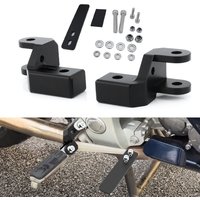 For Yamaha FJR1300 FJR 1300 2001-2023 2024 2025 Motorcycle Aluminum Rider Foot Pegs Front Footpeg Foot Pegs Lowering Brackets