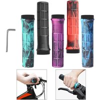 Bicycle Handle Grips High Quality 19mm Mountain Bike Grips Non-slip Mtb Cuffs Shock Absorption BMX/Downhill Folding Bike Grips