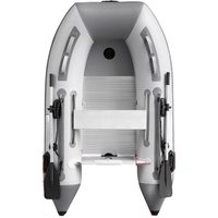 2.3m Inflatable Boat 40cm Tubes 1.4m Width, Eco PVC 3+1 Chambers 400KG Capacity for Family Fishing Camping Beach Multi-Use