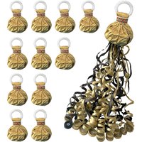 5/10/15/20/25pcs Black Gold Hand Throw Streamers Poppers for Birthday Wedding Graduation Engagement Retirement Party Decorations