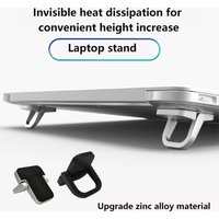 2Pcs Laptop Stand Mini Portable Holder Foldable Nvisible Laptop Riser Bracket For Notebook Stand Cooling Holder