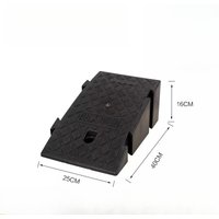 Portable Threshold Ramp 16/19cm Height Non-Slip Surface Durable Ramp for Car Motorcycle Wheelchair Scooter Pets Access