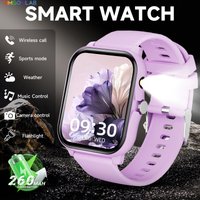 2026 New Men Ladies Smart Watch Bluetooth Talk 1.83 inch HD Display Social Notifications Music Control for Android IOS iPhone