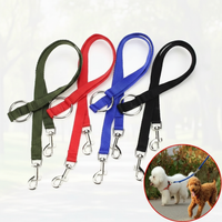 Double End Tow Rope Nylon Leashes Pet Dog Lead with Clip for Two Dogs Walking Duplex Leash Splitter