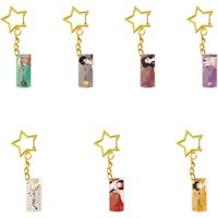 6CM Anime What in Hell is Bad Acrylic Keychain Model Cosplay Characters Ornament Accessories Good Merry Christmas Gifts