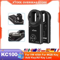 XTOOL KC100 Key Fob Programmer For VW 4&5th For BMW CAS1-CAS3 For Skoda IMMO MQB Tool Work With X100PAD3 X100MAX D8S D9S