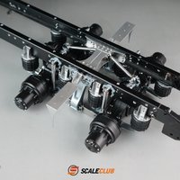 RC 1/14 Scaleclub 8-Air Bag Suspension System Suitable For Tamiya LESU Rc Tractor Truck Model 1/14 Radio Control DIY Parts