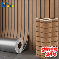 Thick Brown Grid Peel and Stick Wallpaper Faux Plaid Design Waterproof Moisture Proof for Walls Ceilings Home Decor DIY Room