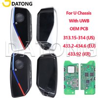 Datong OEM PCB IYZBK1 UWB 315MHz 434MHz Car Remote Key For BMW U06 2 Active Tourer 2022+ U10 X2 iX2 2023+ U11 U12 X1 iX1 2022+