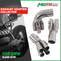 Akcesoria motocyklowe ze stali nierdzewnej Adapter rury wydechowej Upgrade 4-w-1 kolektor Cafe Racer do BMW serii K K75 K100 K1100