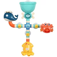 Baby Bath Toys Bathtub DIY Pipes Tubes Bath Time Water Game Spray Swimming Bathroom Toys for Toddlers Kids Gifts Birthday Gift