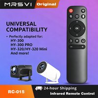 MRSVI Projector Remote Control RC-015 IR Controler For HY300 HY320 HY300 PRO HY320 Mini Projector Portable Control Remote