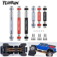 YEAHRUN Stainless Steel & Aluminum Alloy Transmission Drive Shaft for Axial SCX24 1/24 RC Crawler Car Upgrade Parts