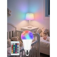 LED Light Bulbs AC 220V E27 RGBW Bombillas LED Lamp IR Remote Control Changeable Colorful RGB White Ampoules Spotlight Led Bulb