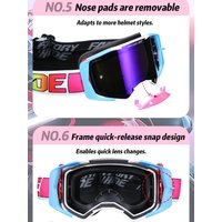 AliExpress FXR Men Motorcycle Goggles UV400 Anti Fog Riding Glasses Dirt Bike Motocross Outdoor Protective Eyewear For Mountain Cycling MX