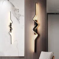 Applique murale moderne pour escaliers, éclairage nordique pour salon, applique murale, plafonnier, luminaires de décoration intérieure, longue décoration Ghts