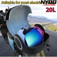 Motorcycle trunk electric vehicle storage box toolbox scooter storage box electric vehicle universal trunk 20L motorcycle box