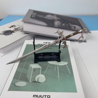 22CM(8.66in) Baldur's Gate3 BG3 Game Merch Zinc Alloy Metal Craft Toy Miniature Githyanki Longsword Model Not Sharp Rustproof